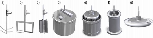 不同测试探头和探针,砂浆,浆料,Viskomat NT 砂浆及浆料流变仪 不同测试探头和探针,砂浆,浆料,Viskomat NT 砂浆及浆料流变仪